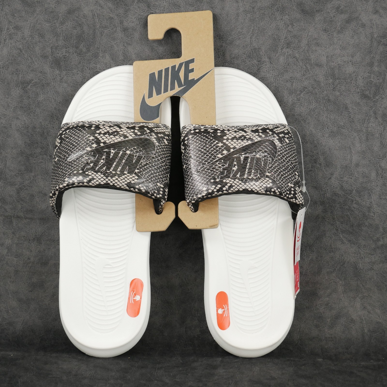 Nike Victori One Women’s Size 10 Sandals Slides Snake skin print CN9676-007 New