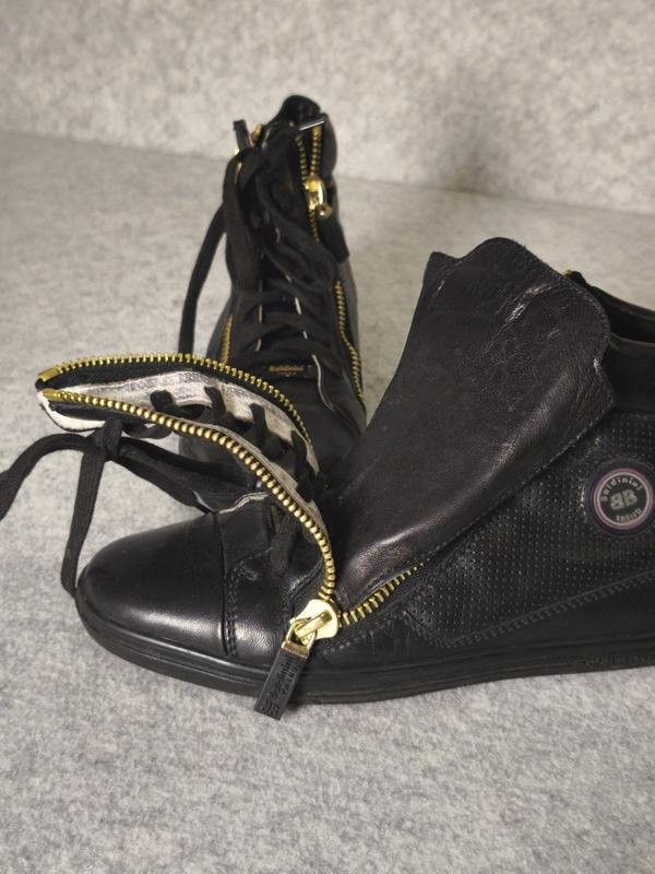 Women Baldinini Boots Black Leather 37 #5G0O