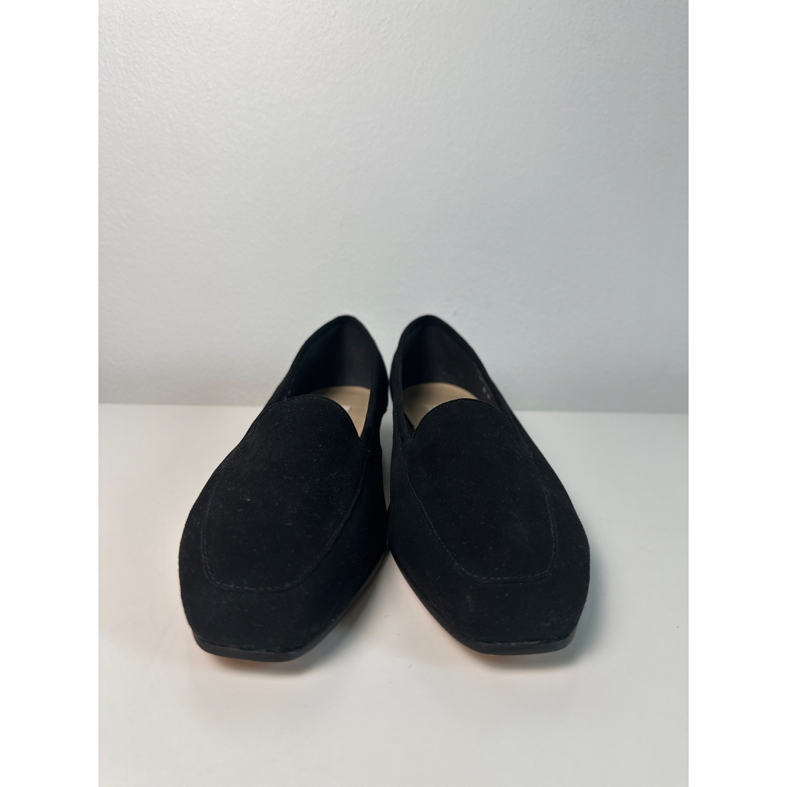 NIB Vtg Enzo Angiolini Liberty Black Leather Suede Loafers Made in Brazil | 11 M