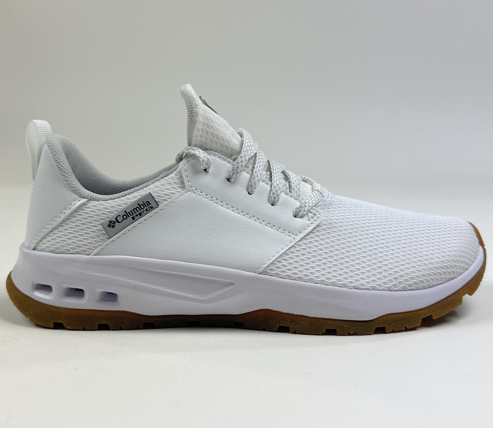 Columbia Crystal Springs Womens 7 White Shoes Sneakers PFG Casual Low YL3564-100