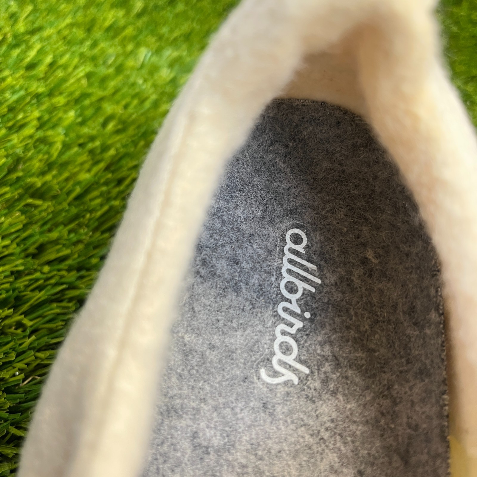 Allbirds Wool Runners Natural White Womens Size 7 Running Walking Shoes Sneakers