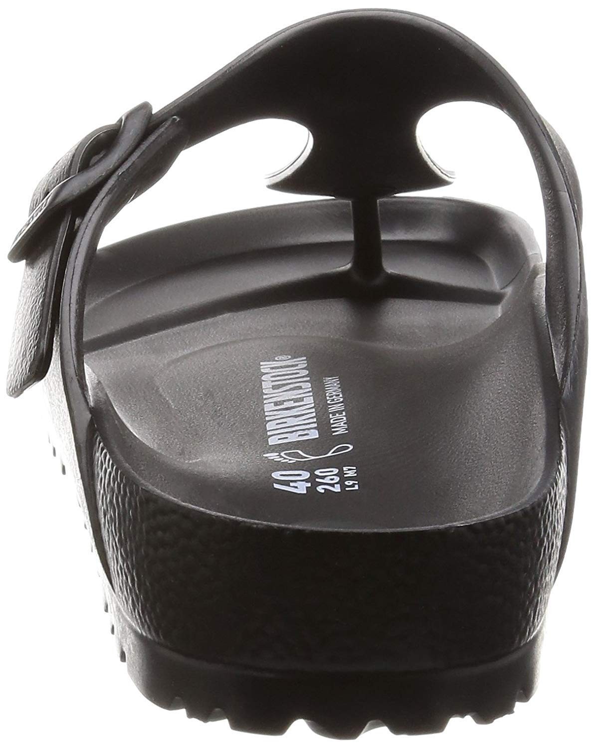 [BIRKENSTOCK] Gizeh EVA Sandals, Black, EU Size 38 (24.5 cm)