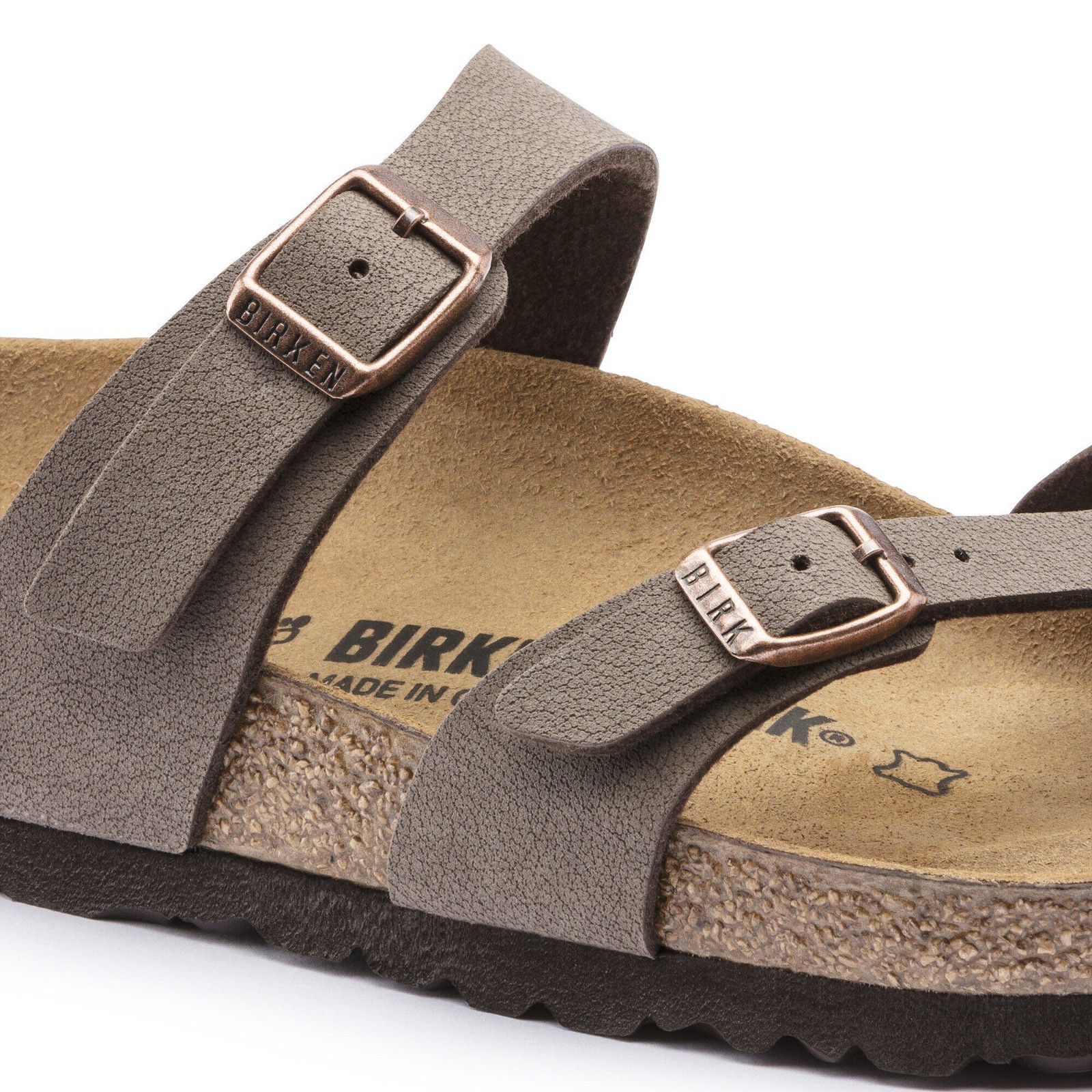 Birkenstock Mayari Birkibuc Women’s Sandals Wide Mocha – NEW