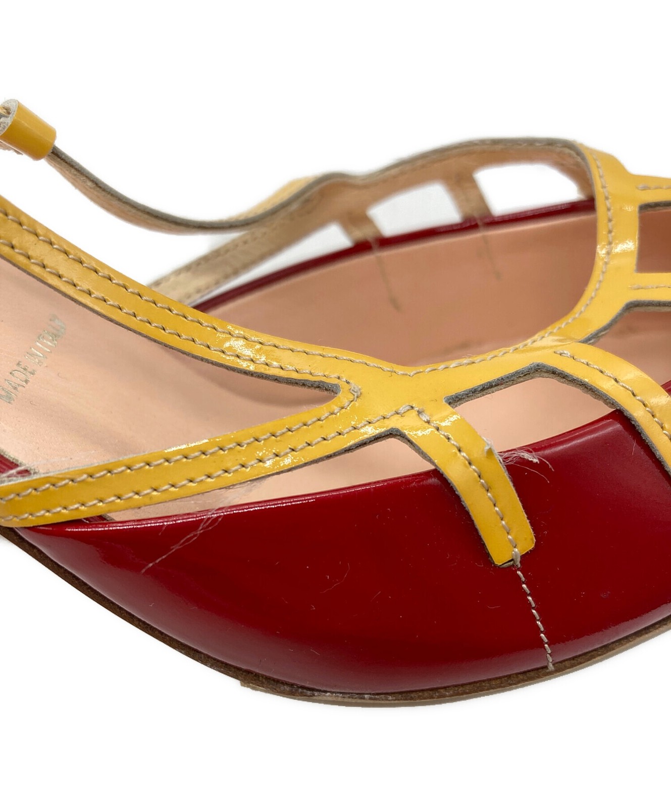PRADA Heeled Pumps EU36 US6.5 Red