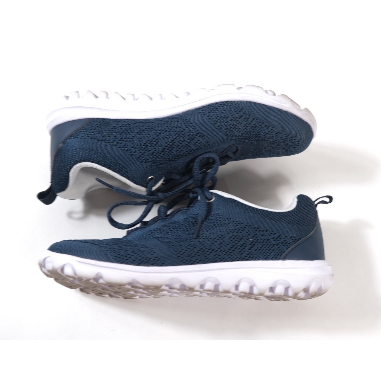 Propet Sneakers Womens 8 Navy TravelActiv W5102 Walking Athletic Shoes Mesh