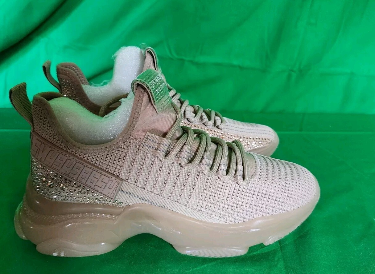 Steve Madden SM NY90 Women’s Maxima 08S1 Sneakers Shoes Rose GOLD Size 9.5 M