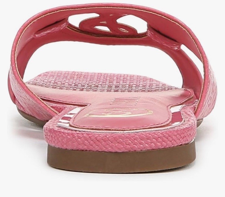 NEW Sam & Libby Lana Sandals Women’s Coral Pink Slide Sandal Size 6.5