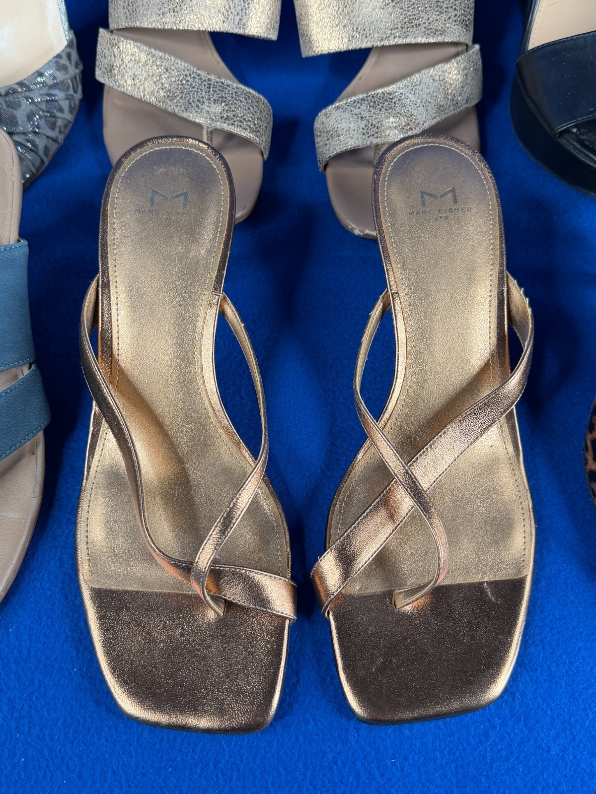 SIZE 8-8 1/2 LOT OF 8 PAIRS OF WOMENS SHOES INCLUDING DIOR & OTHER BRANDS