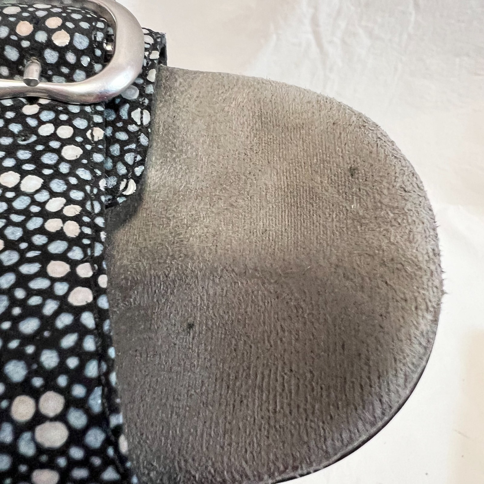 Dansko Sophie sandals black white pebble dot 39 8.5 9 two strap slide clog