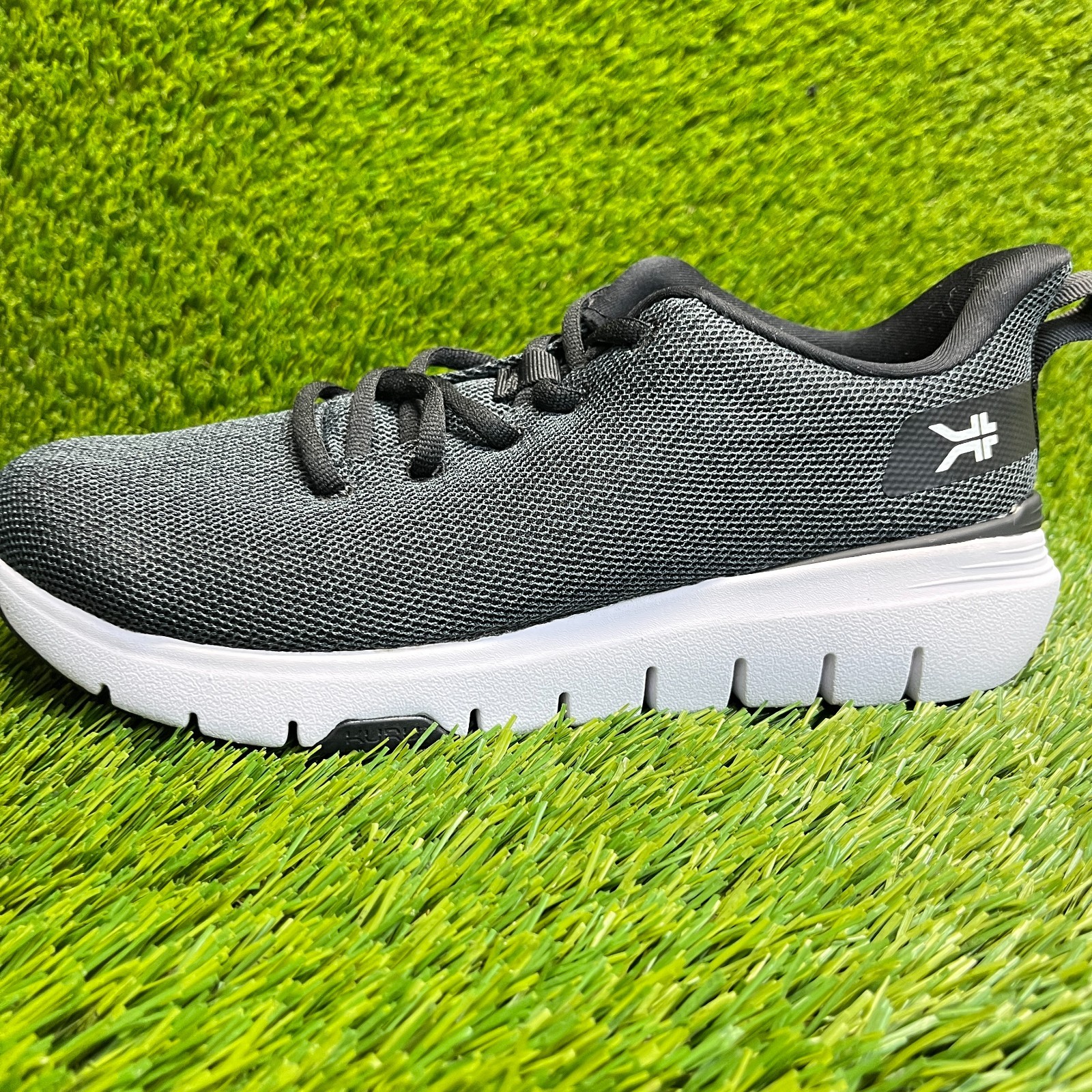 Kuru Flex Via Womens Size 7.5D Black Gray White Athletic Running Shoes Sneakers