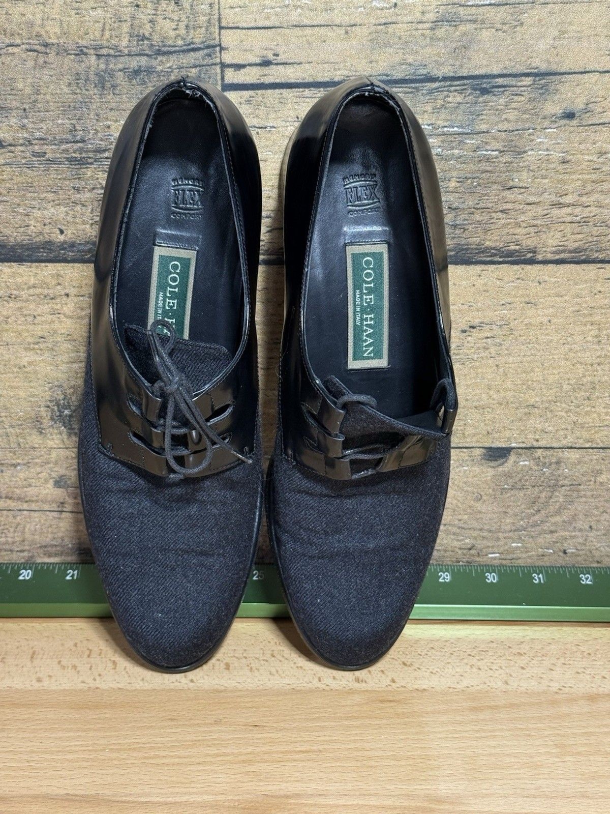 Cole Haan Formal Business Professional derby lace up black elegant shoes 9.5 B