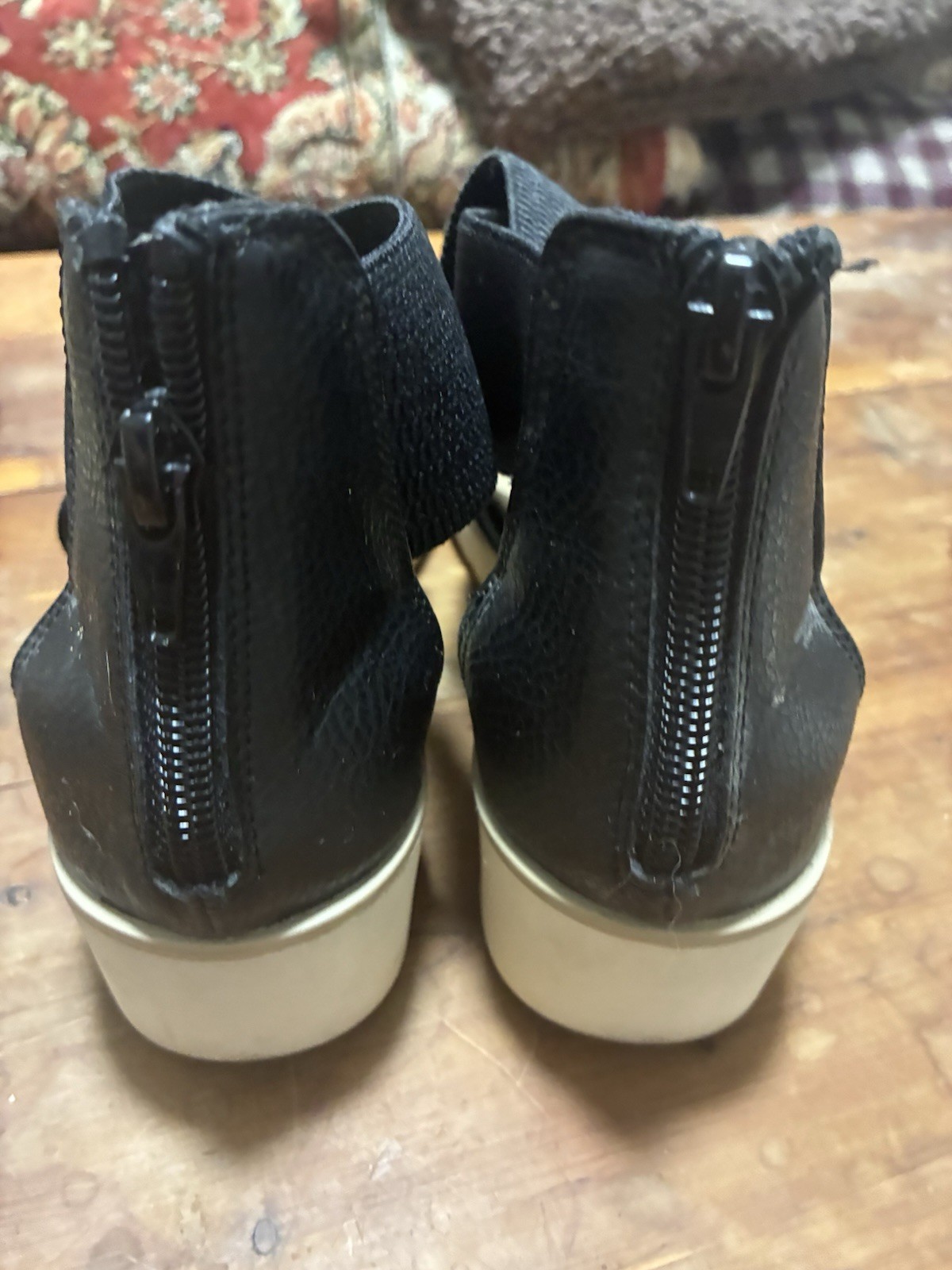 Mia More Black Sandals, Size 7