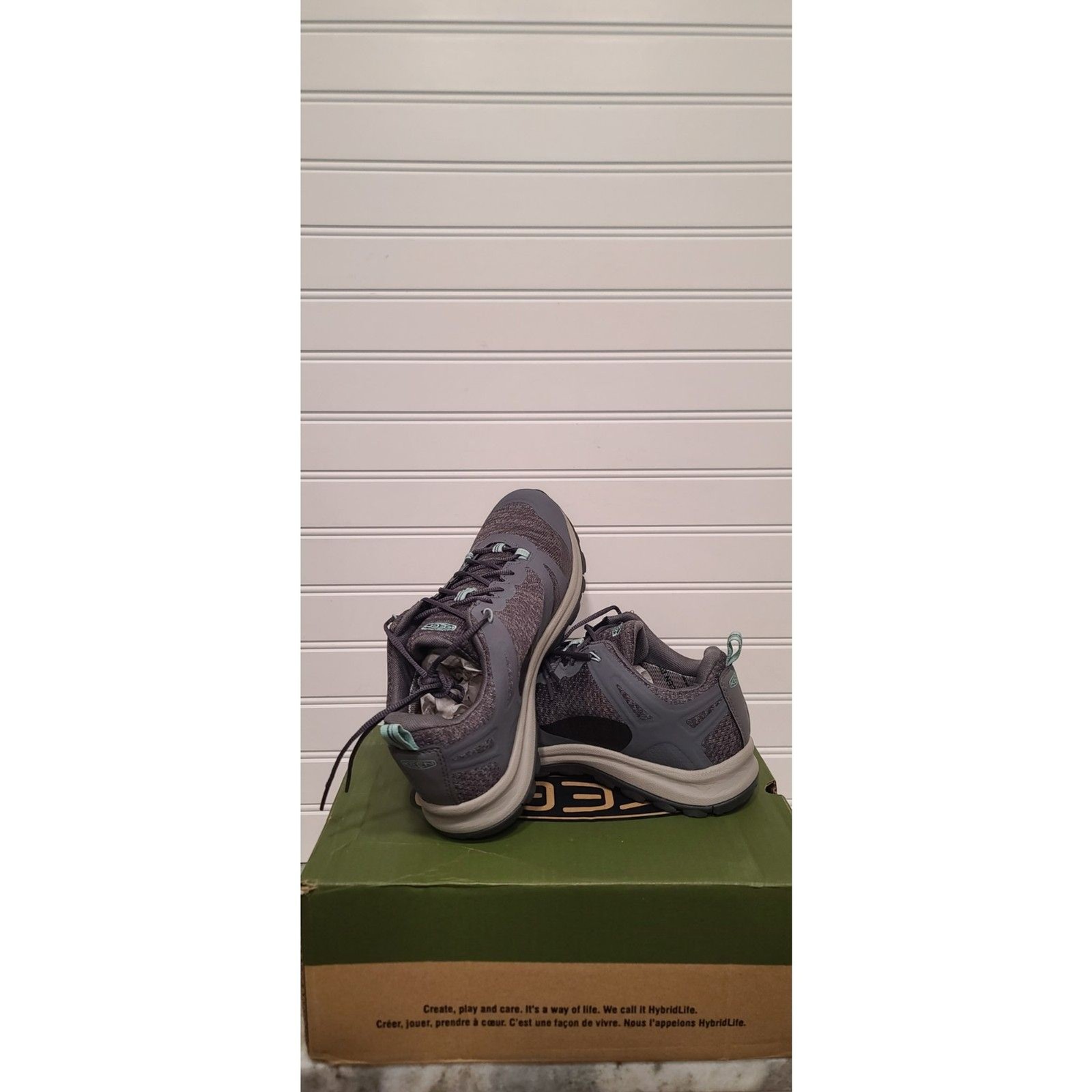 Keen Womens Terradora II Steel Grey/Ocean Wave Sneakers Size 10 NEW
