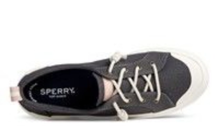 Sperry Women’s Pier Wave LTT Canvas Sneaker STS85891 Gray Size 7.5
