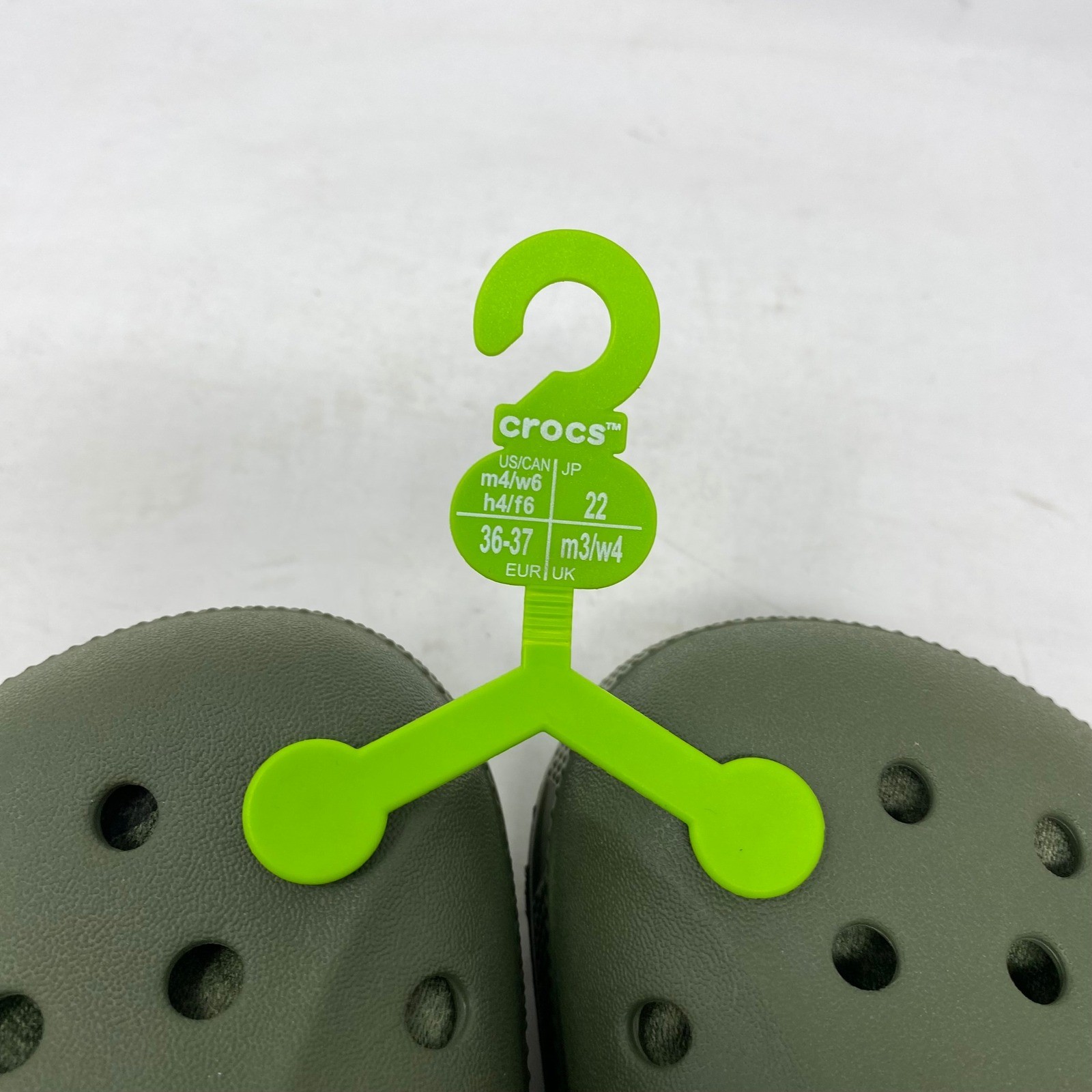 Crocs Baya Lined Clog Army Green Olive Fleece Fur Mens 4 Womens 6 205969-3TC NEW