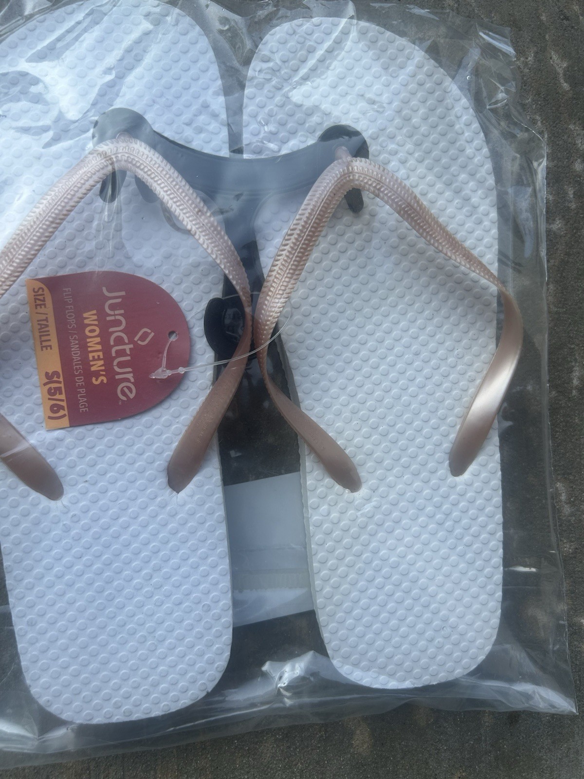 Lot of 5 Juncture Women’s Flip Flops Size 5/6 New Assorted Colors