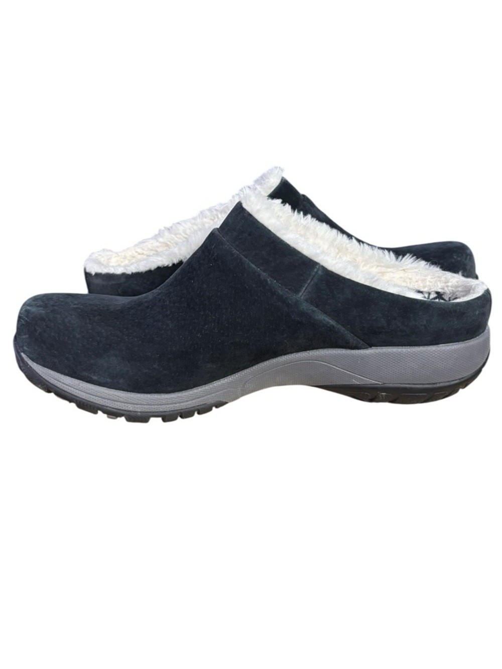 Dansko Parson Waterproof Shearling Black Suede Clogs – Women’s Sz EU 39 (US 9)