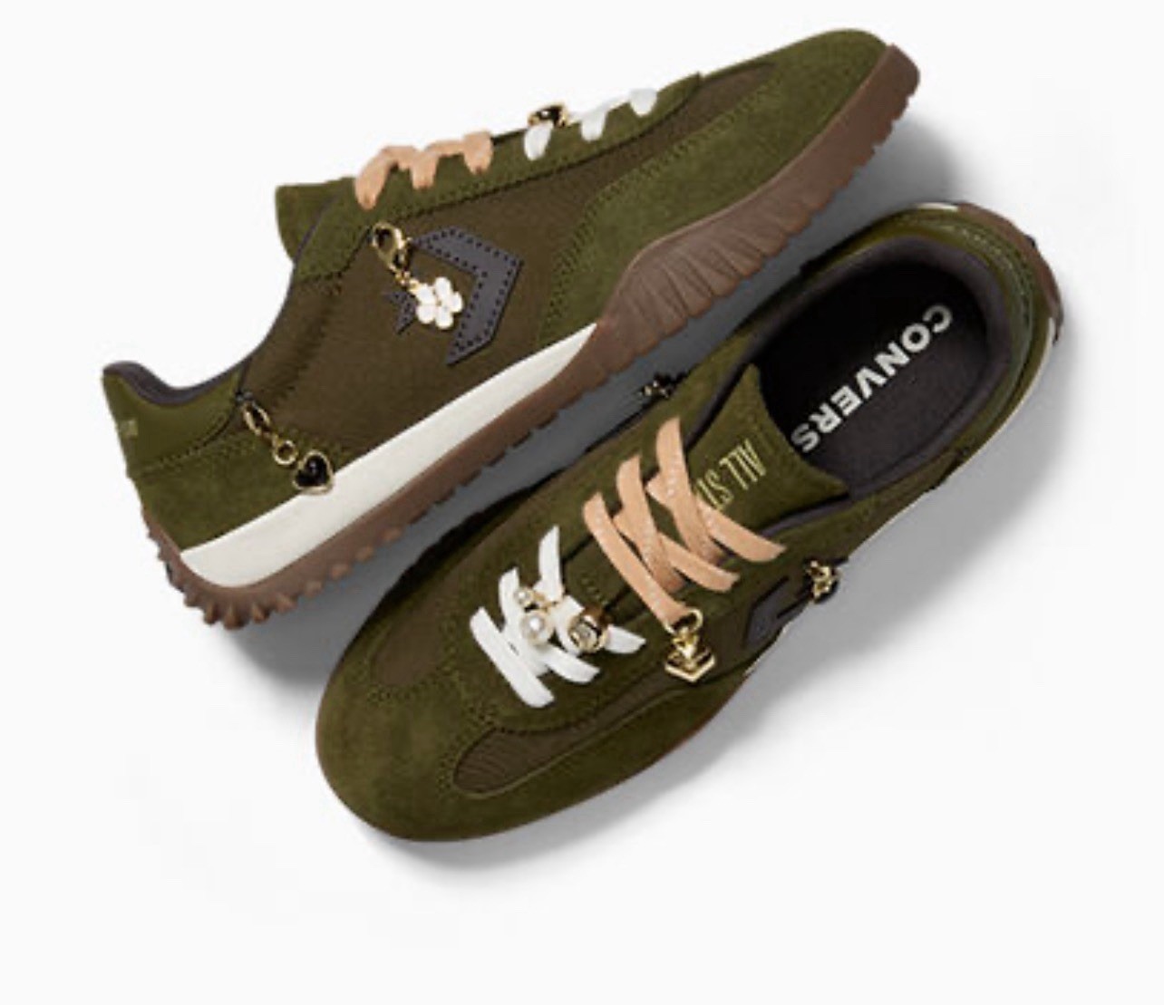 Converse Unisex Adults Green Low Top Lace Up Athletic Sneaker