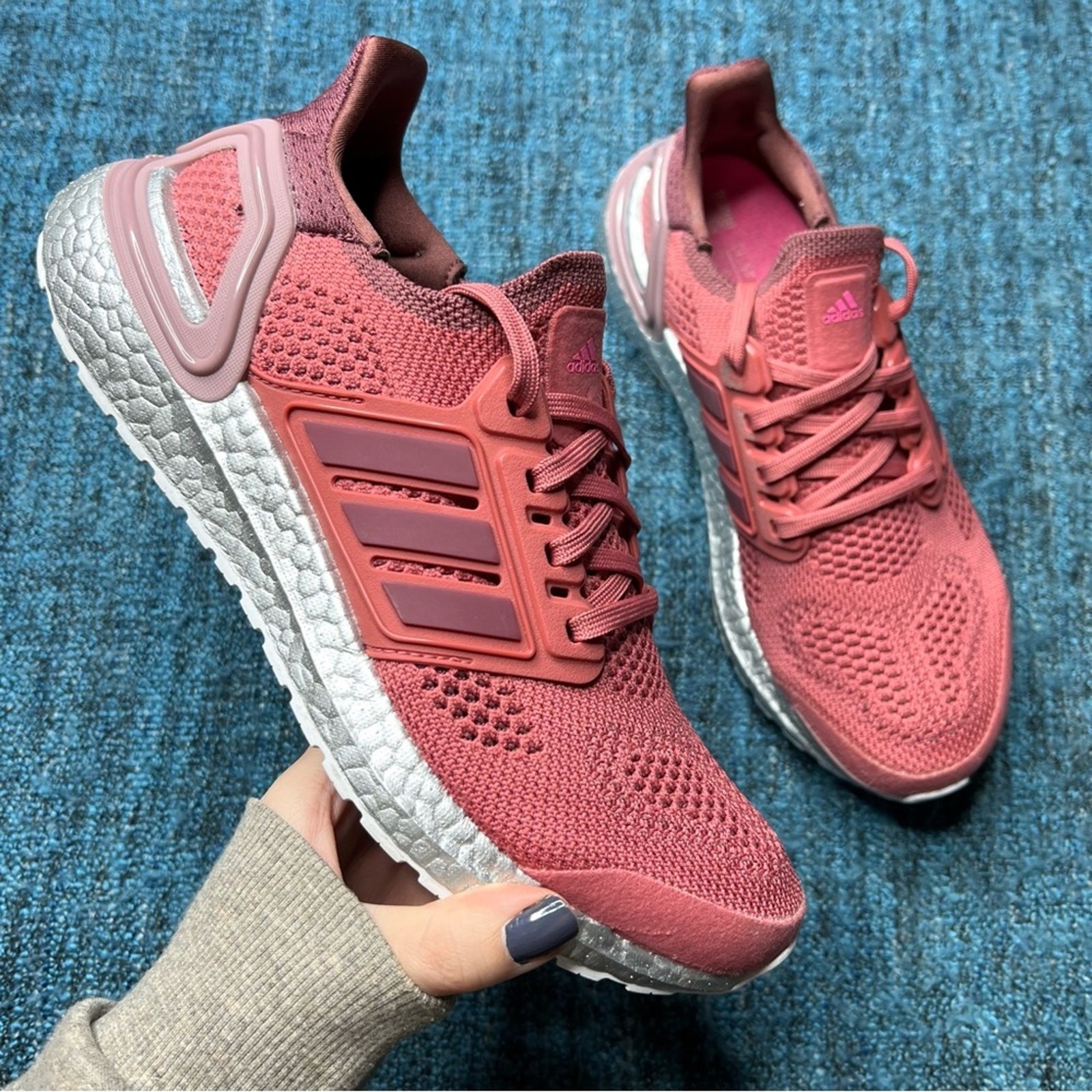 Adidas Ultraboost 19.5 DNA Sneakers in Pulse Magenta Silver Boost Women’s 7