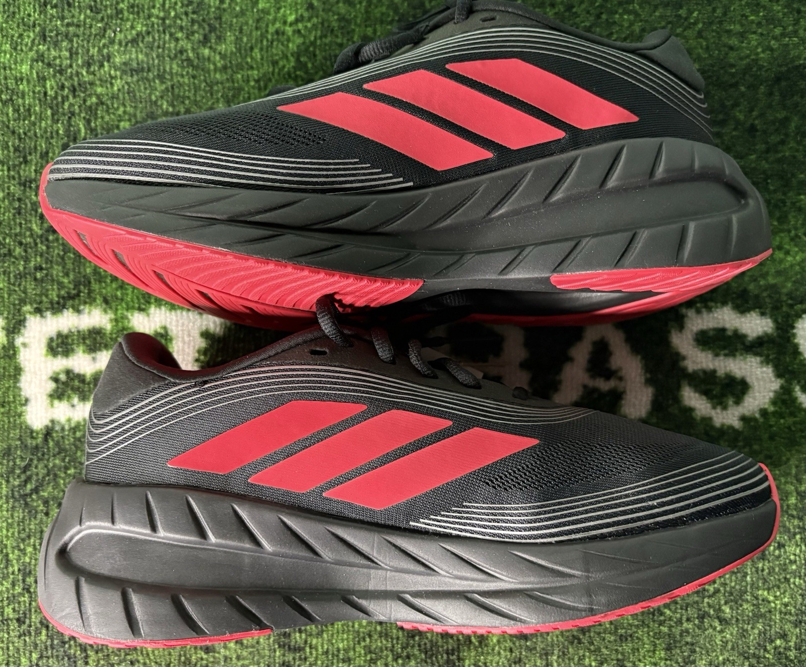 US Men’s 7.5/W 8.5 – Adidas Adipure Shift “Black Ruby” KI6233, Running Shoes