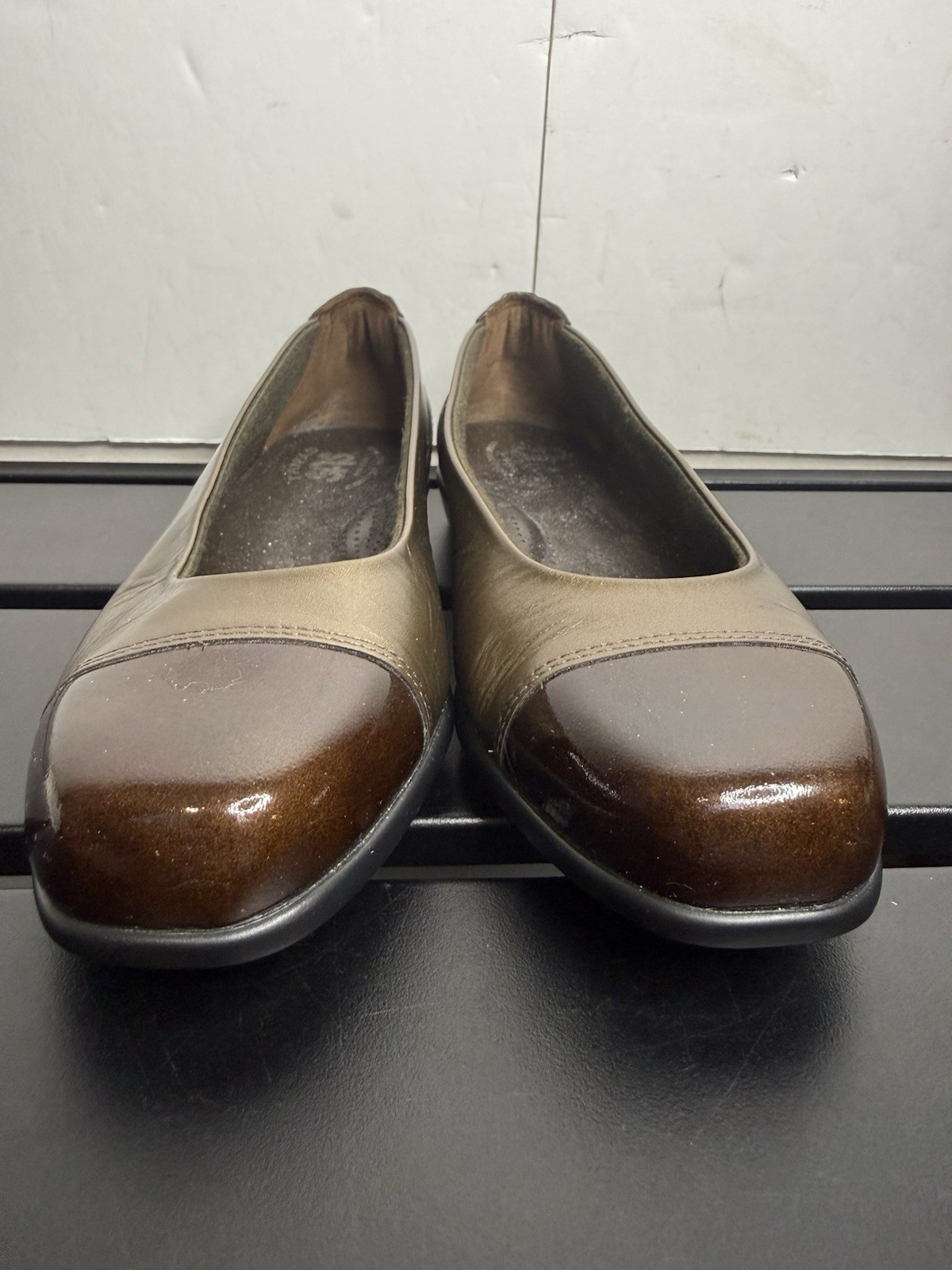 SAS Tripad Coco Ballet Women’s Size 7 N Gold Metallic Cap Toe Slip-On Flat