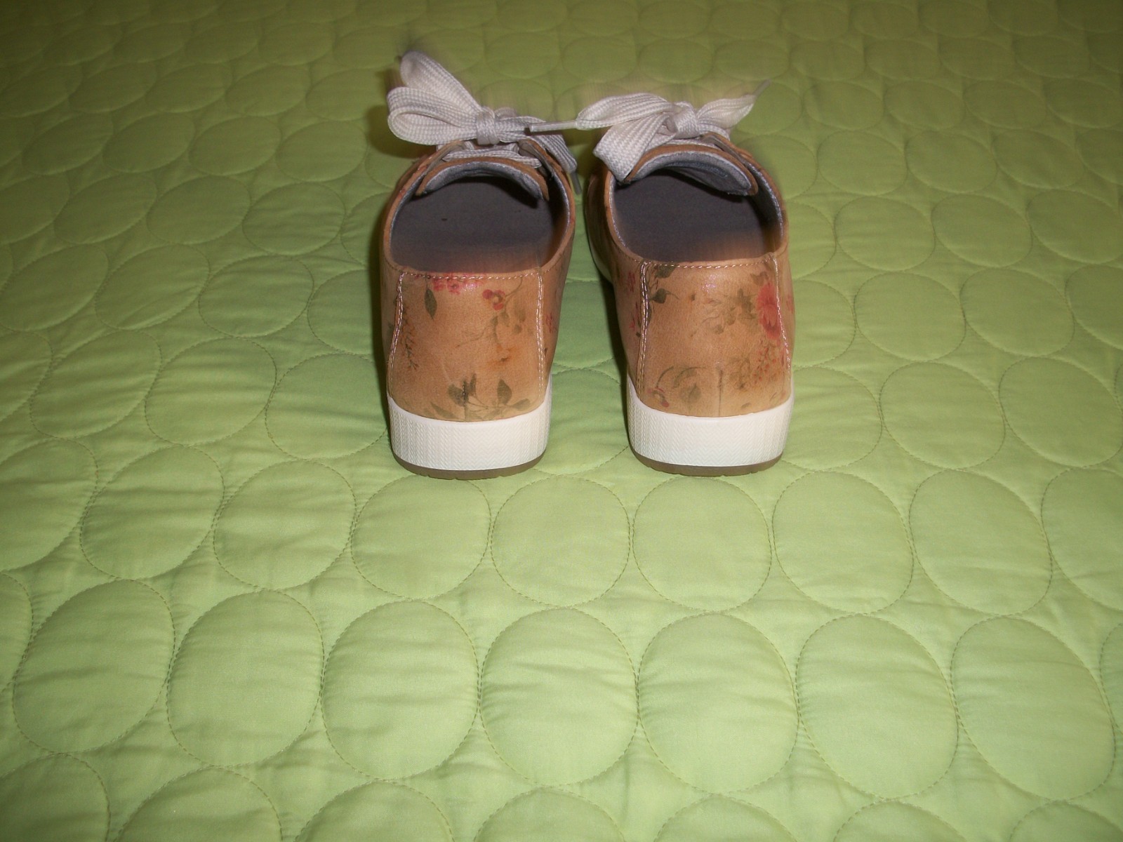 Dansko Flowered Leather Shoes