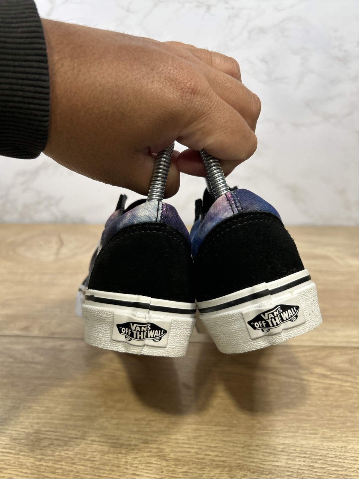 Vans Old Skool Unisex Galaxy Black Skate Women Shoes VN0A3WKTG4F Sz 5 New