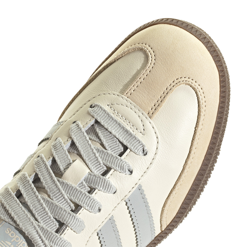 adidas Samba Og Lace Up Womens Grey, Off White Sneakers Casual Shoes JH7299