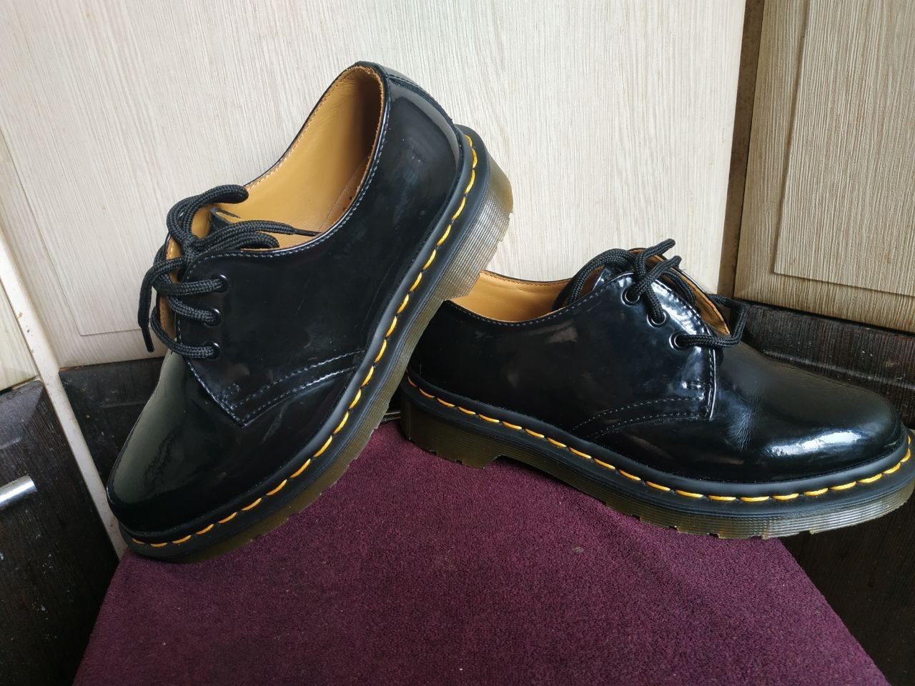 Dr Martens 1461 Patent Leather Black Oxford Shoes MINT Women’s US 5 UK 3 EU 36