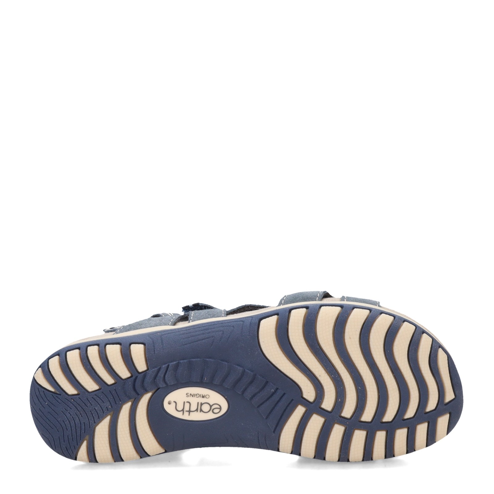 Women’s Earth Origins, Sophie Sandal SOPHIE-420 Medium Blue SUEDE