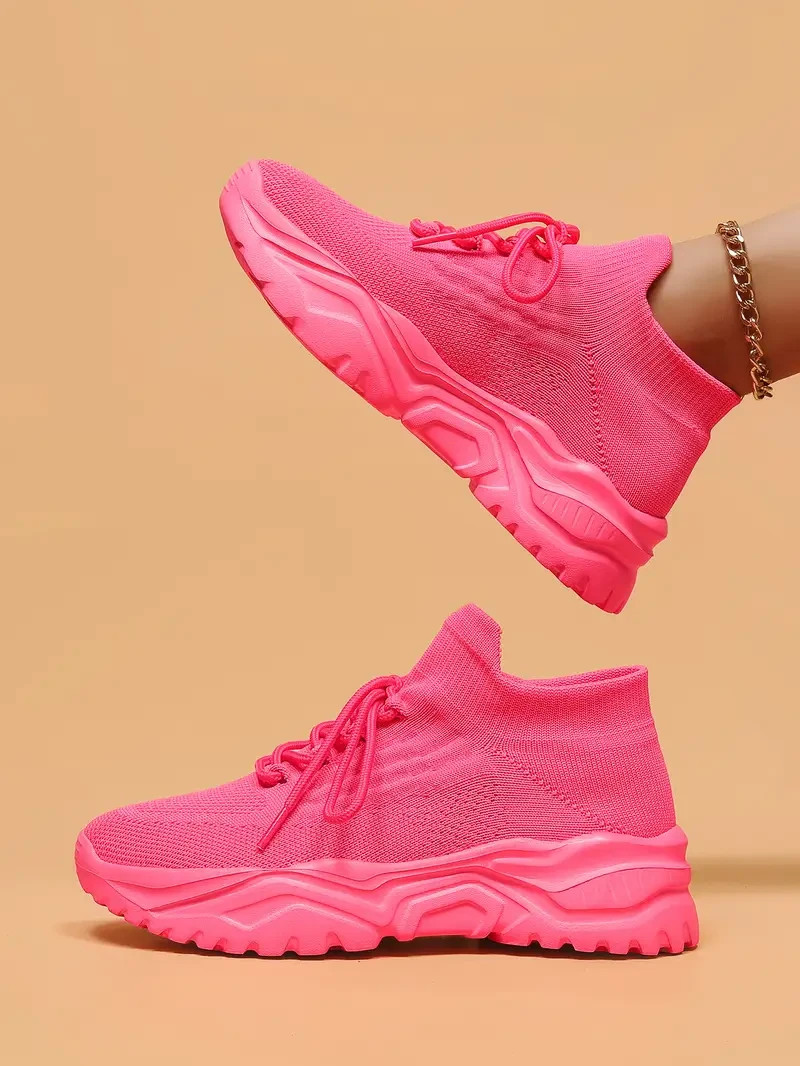 Women’S All-Season Slip-On Sneakers, Solid Color Fabric Upper, Plain Toe shoes