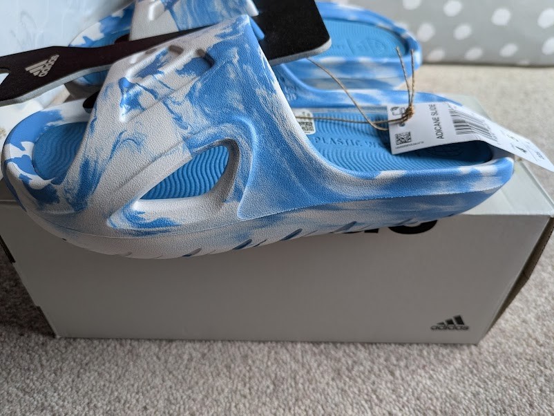 Adidas Adicane Slides Unisex M4/W5 Pulse Blue/White – New