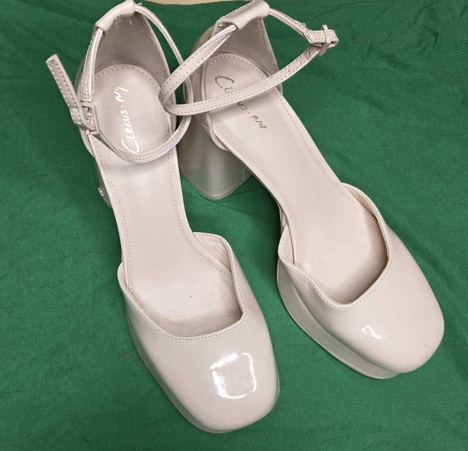 Circus by Sam Edelman Rosa Women Size 8 Block Heels Ankle Strap