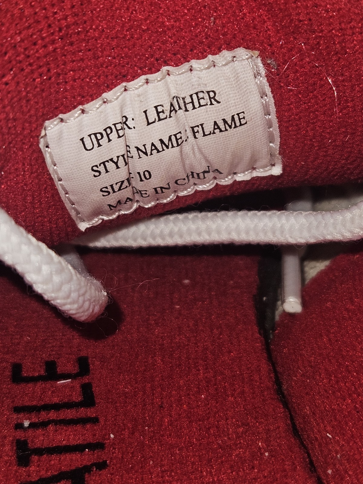 Vintage Y2K Volatile Arson Flame Platform Open Back Sneakers Womens Size 10