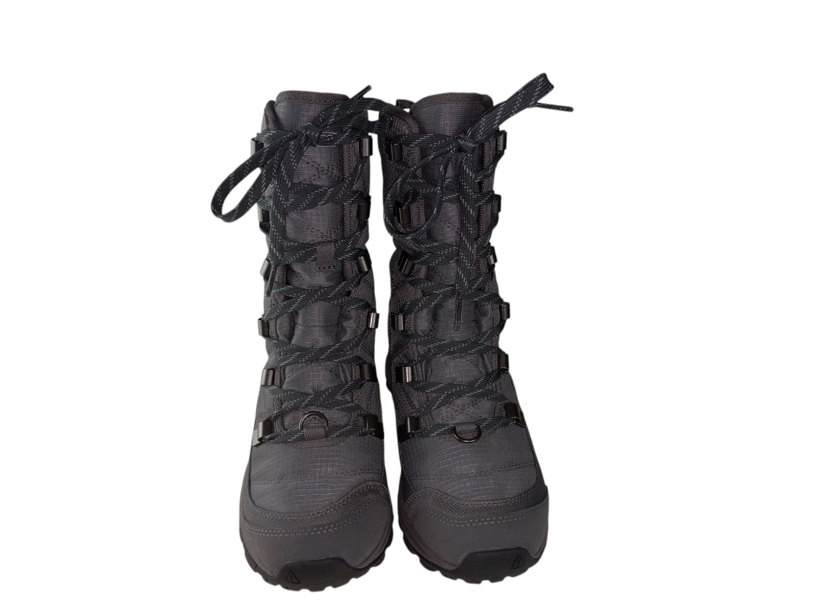 KEEN Women’s Waterproof Lace-Up Tall Winter Boots Terradora Pewter/Drizzle sz 5