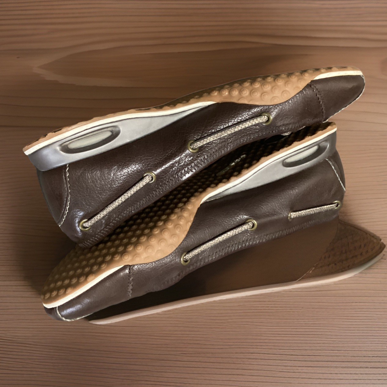 Women’s Size 7B Cole Haan Brown 100% Leather Ballet Flats Active Air Sole