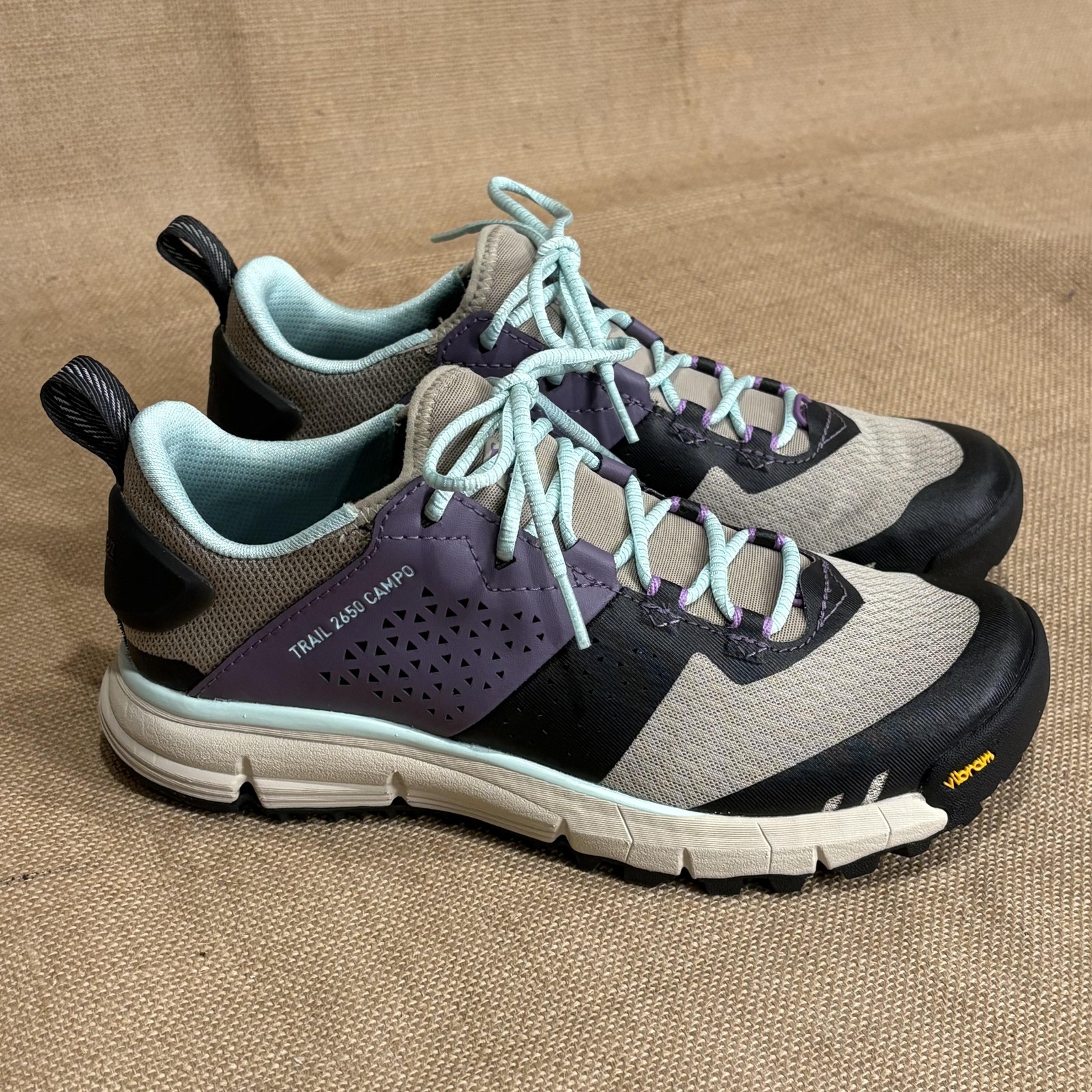 Danner Trail 2650 Campo Trail Running Shoes Womens 8.5 Beige Hiking Sneakers