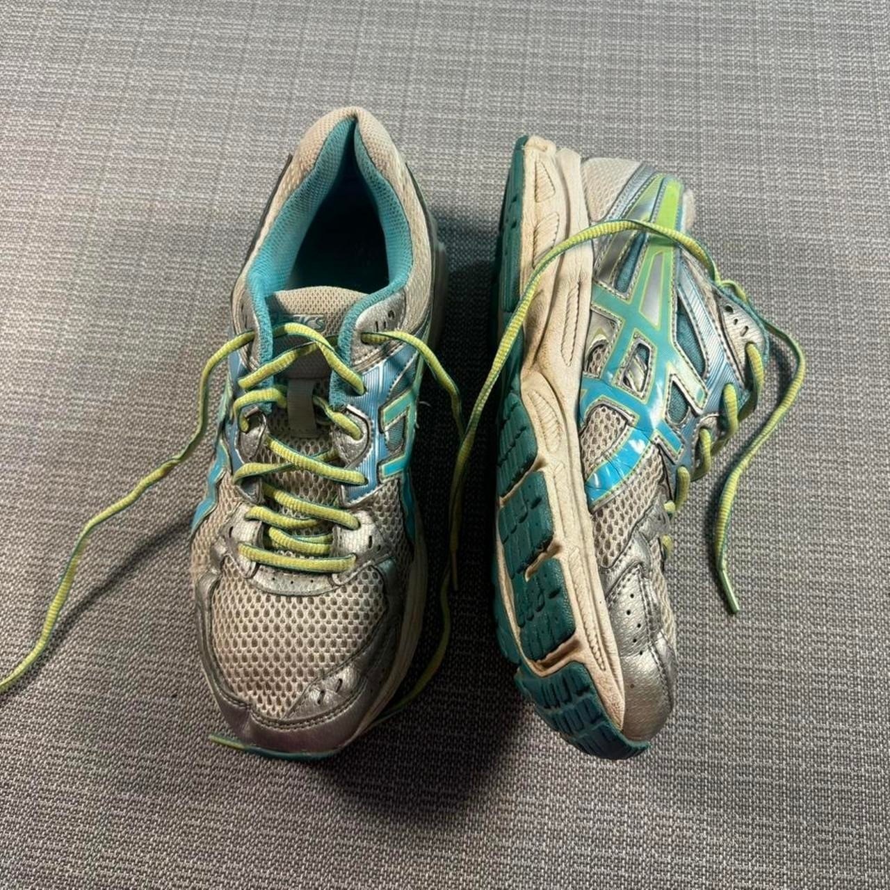 ASICS Gel-content 2 blue & green trainers