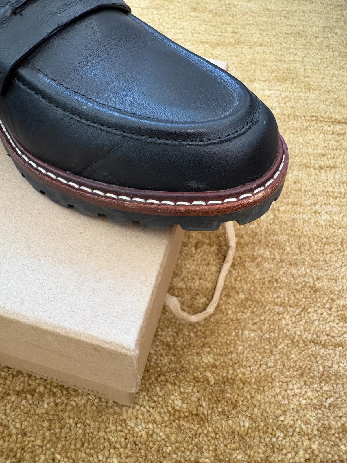 Madewell The Corinne Lugsole Loafer, Women’s, Black, Size 6