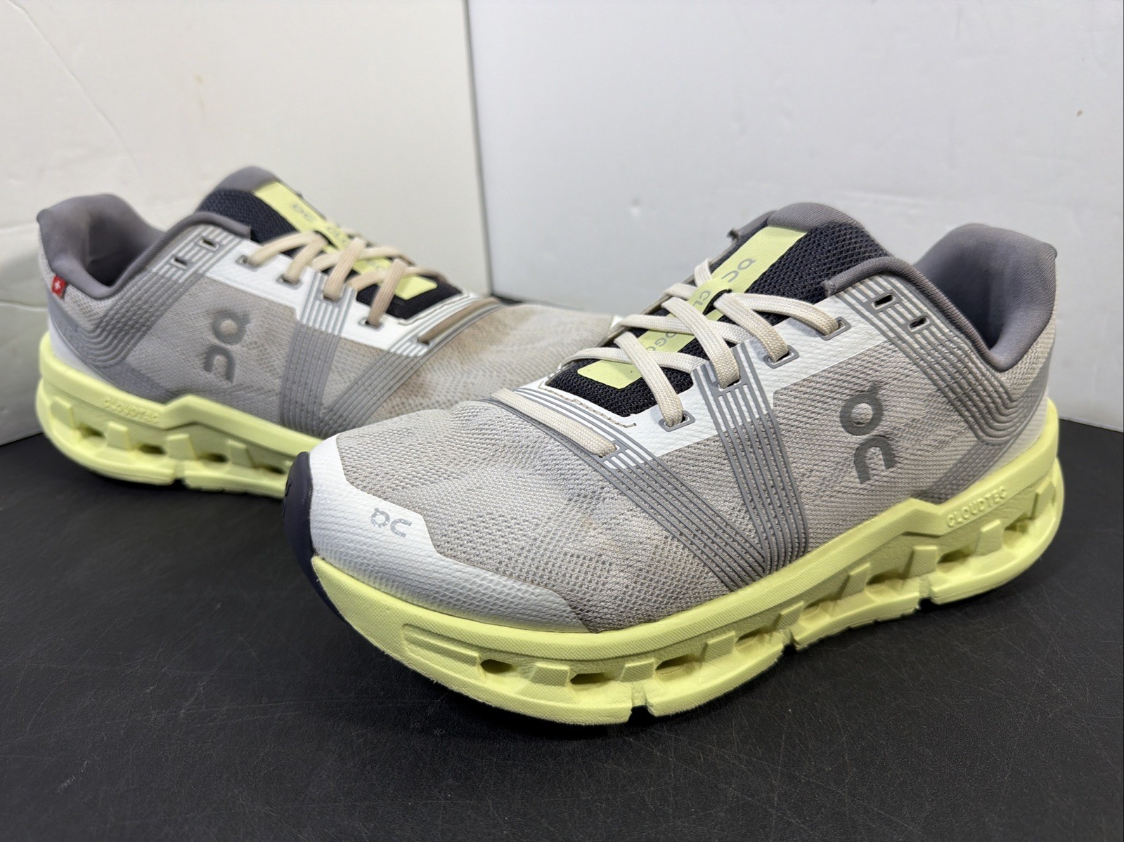 On Cloud CloudGo «Frost Hay» Women’s Size 7.5 Wide D Grey Running Shoes 65.98229