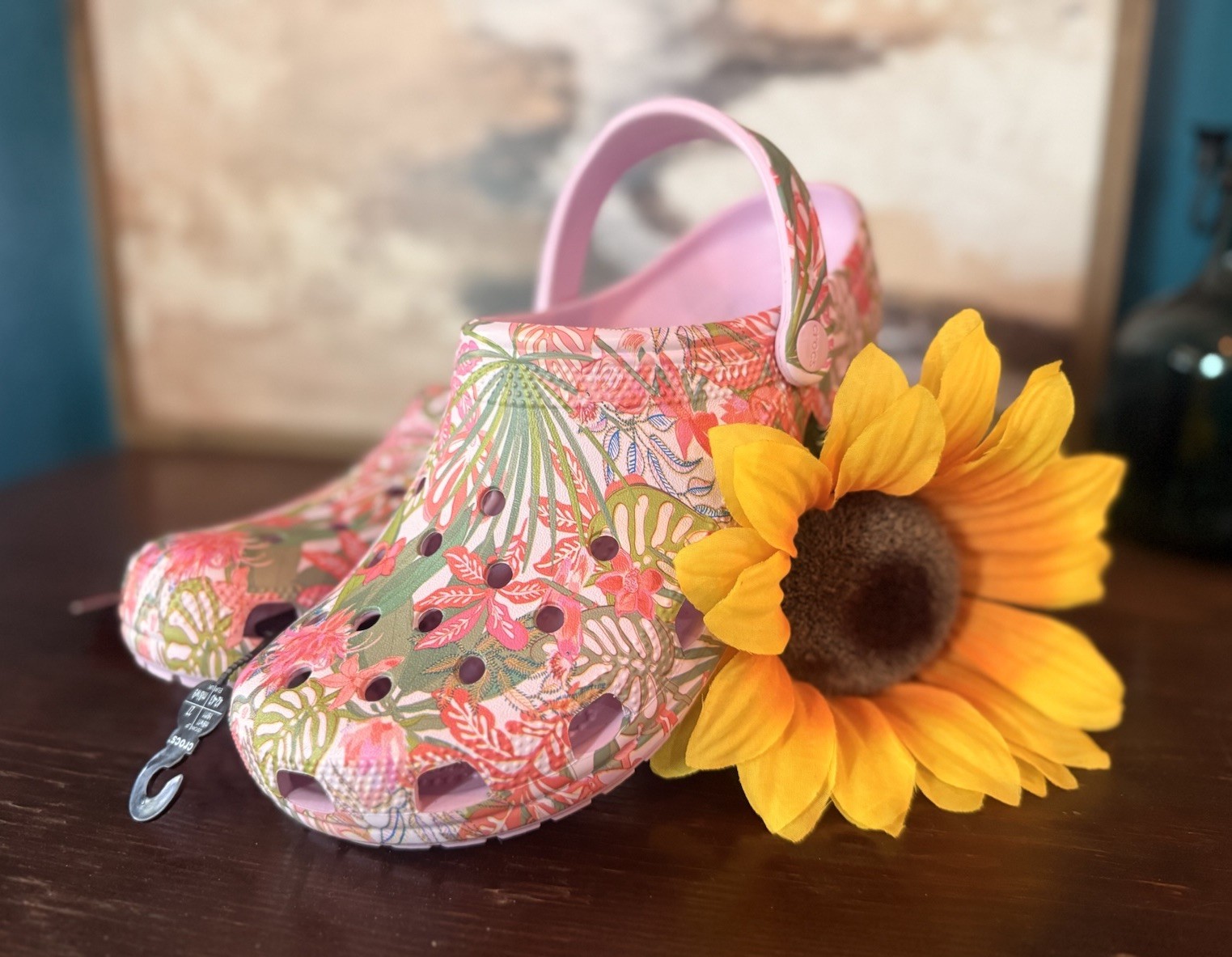 Vera Bradley Crocs Classic Rain Forest Canopy Pink Clog Ballet Pink Women’s 11