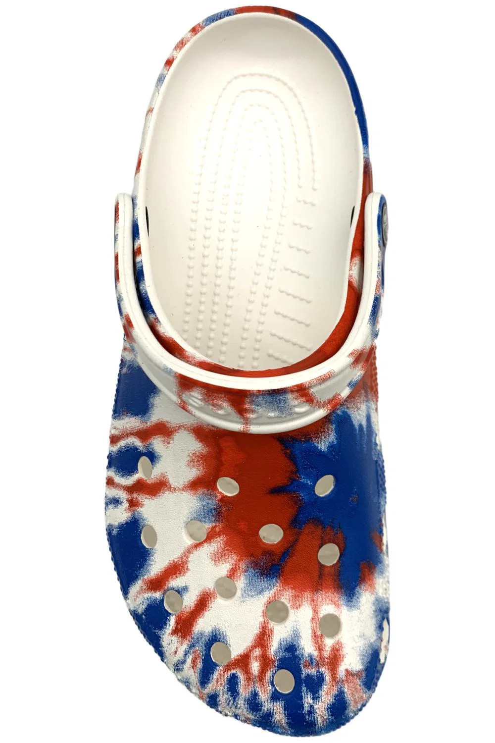 Crocs Women’s Classic Tie-Dye Graphic Clog Patriotic Red