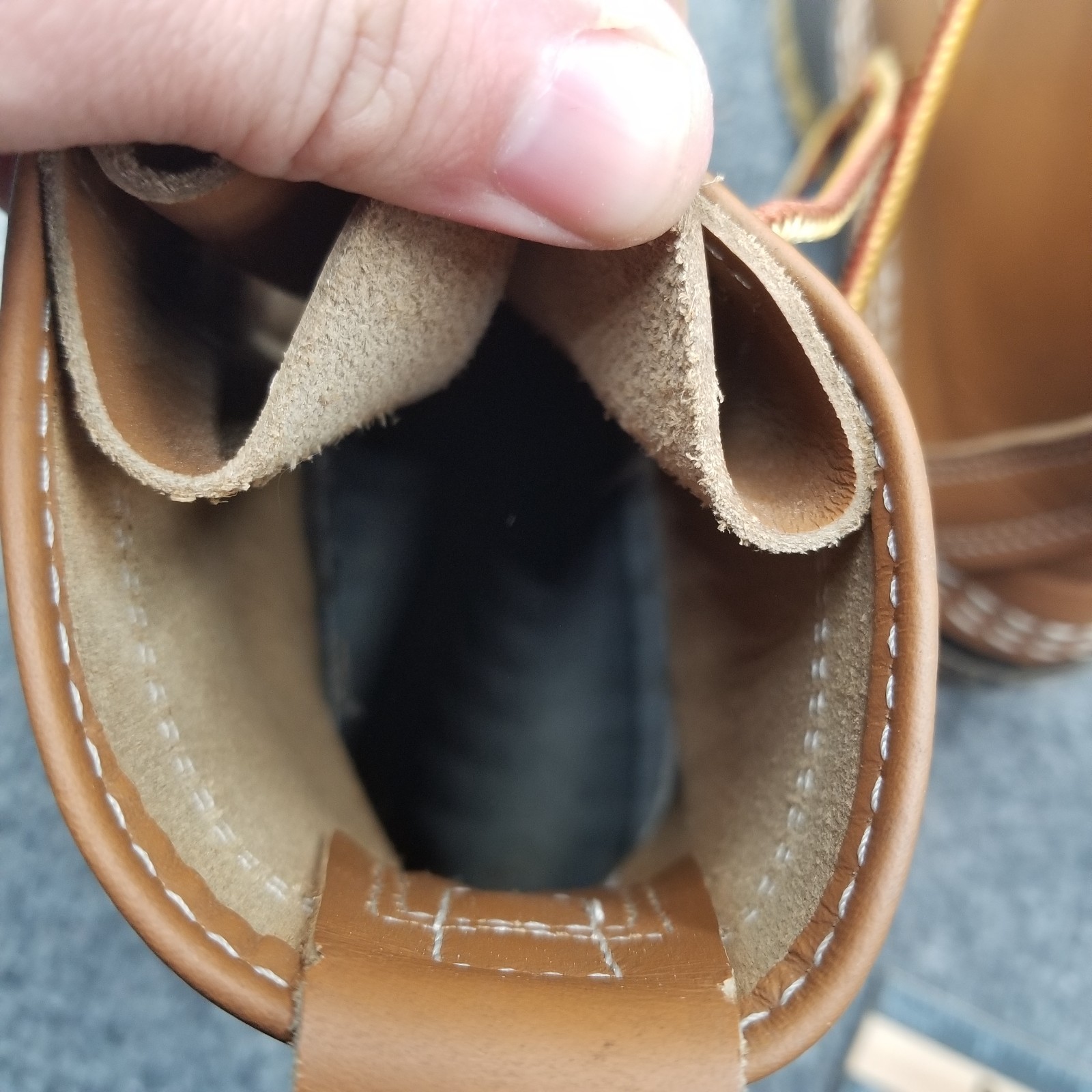 Vintage LL Bean Boots Womens Size 7 Unlined Maine Hunting Shoe Duck Brown