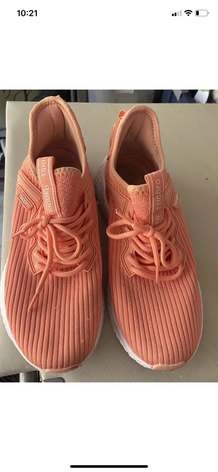 Tsiodfo Sneakers Womans 8.5 (40) Peach