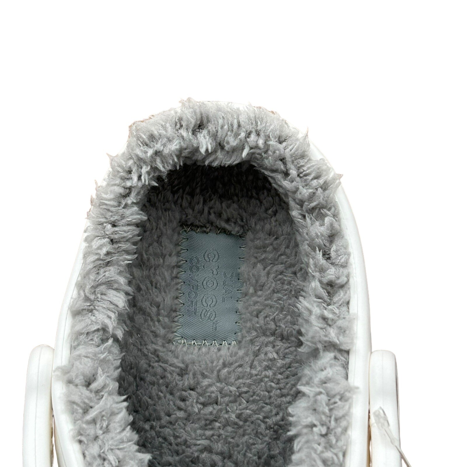 Crocs Women’s Baya Lined Clogs Size 9 White Slip-on Faux Fur Fuzzy & Warm