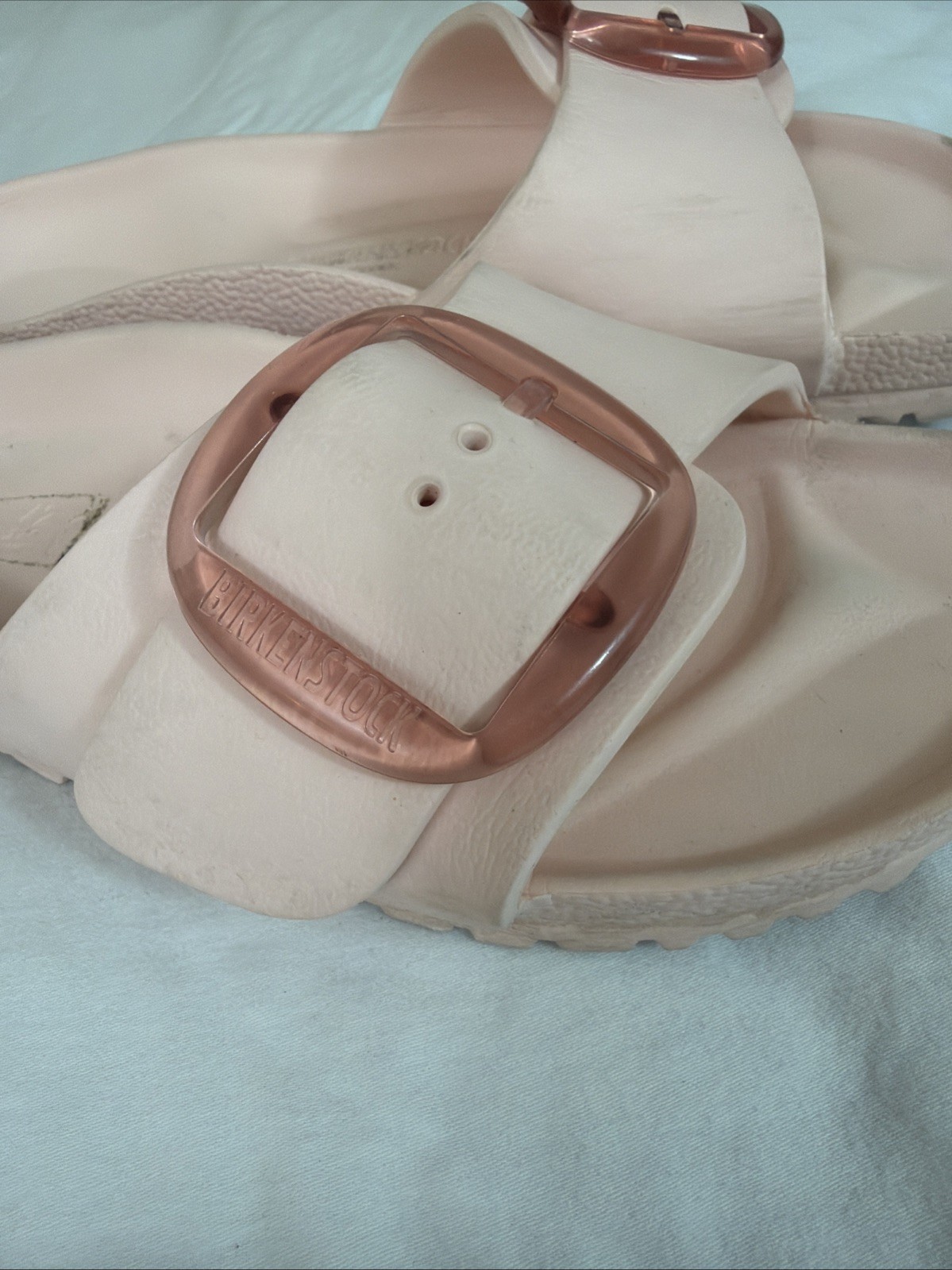 Birkenstock Madrid Big Buckle EVA Sandals Light Rose Size 42 Womens 11