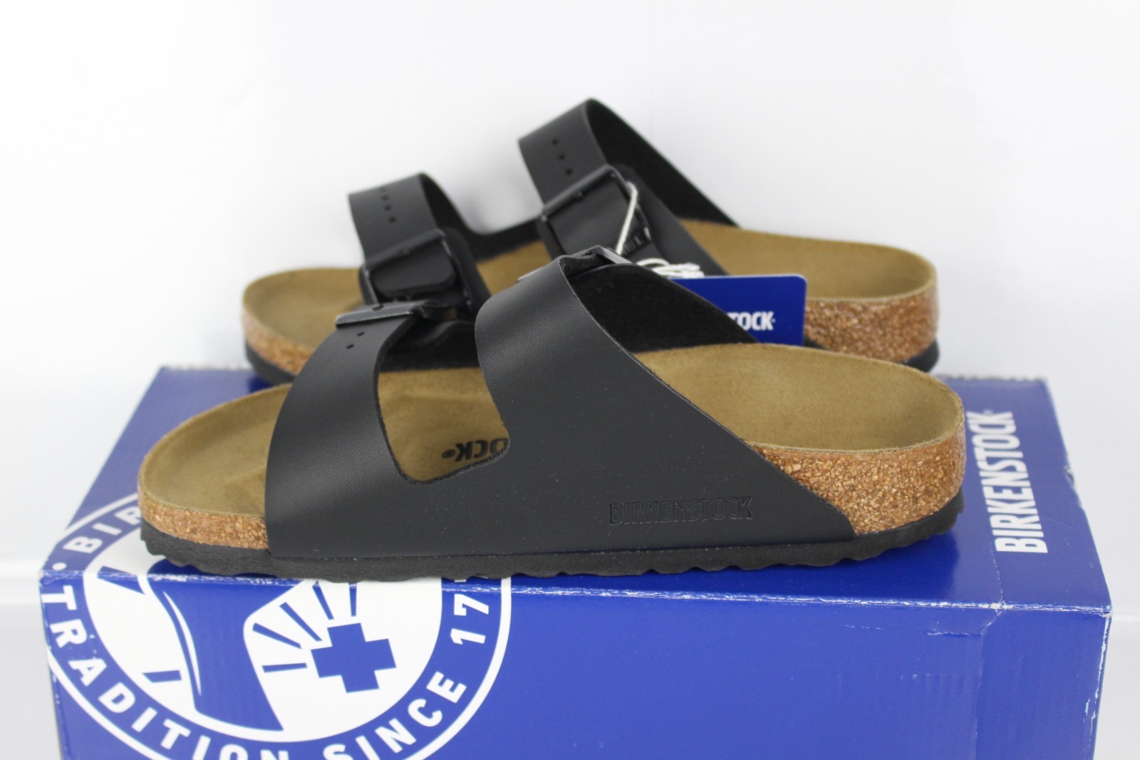 Birkentock Arizona Sandals Birko Flor Men’s Women’s Black Medium Narrow 0051793