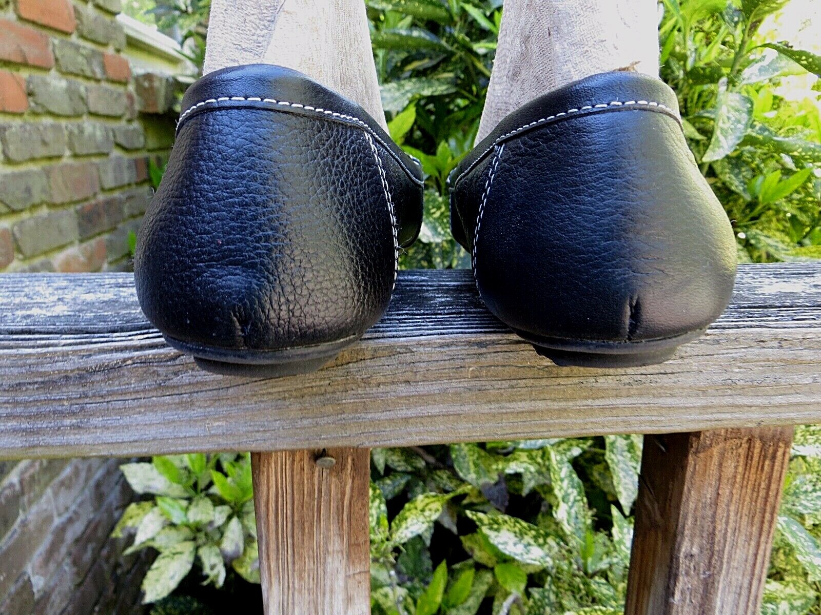 Isaac Mizrahi for Target «Gail» black pebbled leather tassel loafers, 8, EUC!