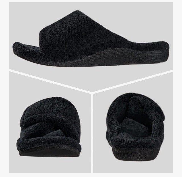 Women Plantar Fasciitis Fuzzy House Orthopedic Adjustable Slippers Arch Suppor 8