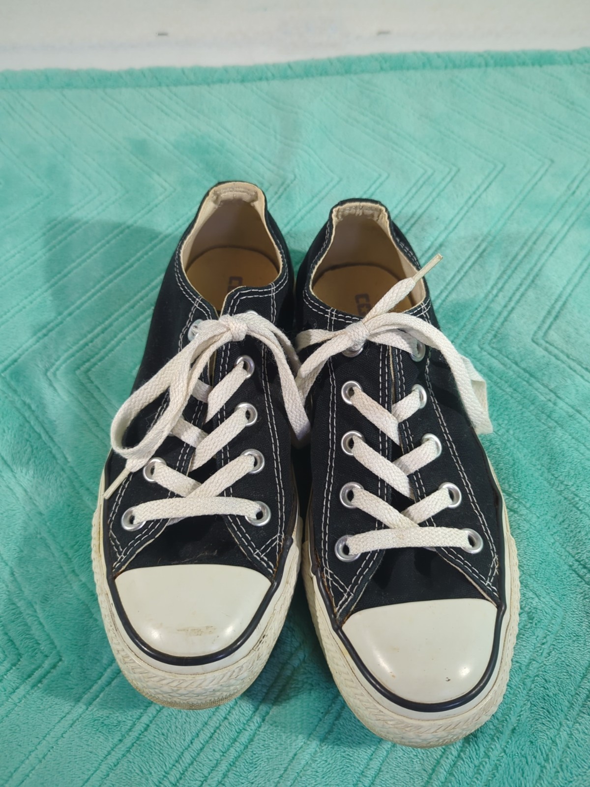 Converse All Star Black Low Top Sneakers Mens 4 Womens 6